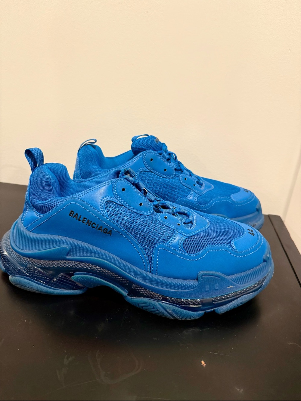 Balenciaga Mens Triple S  in Bright Blue